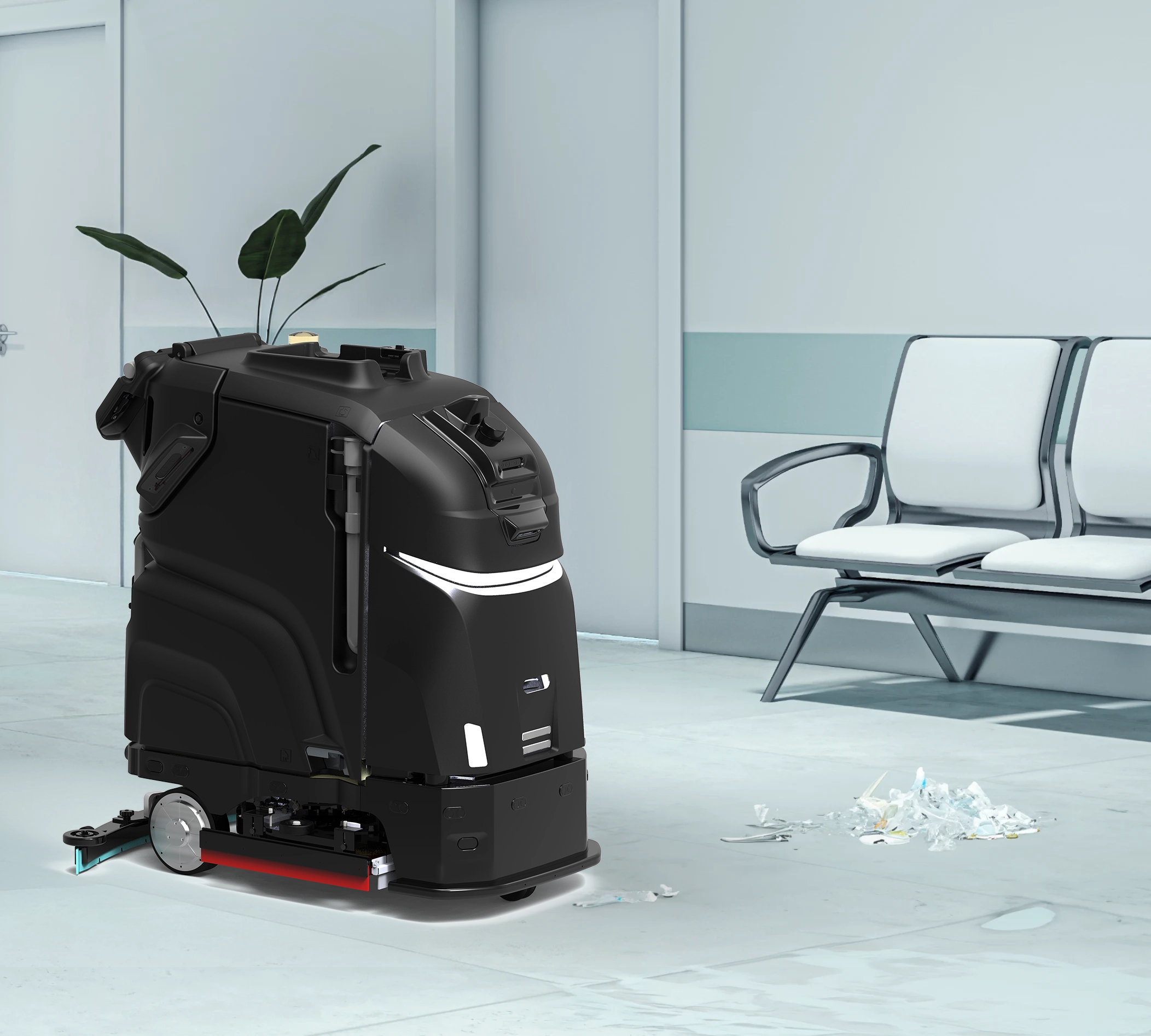 autonomous industrial cleaning robot