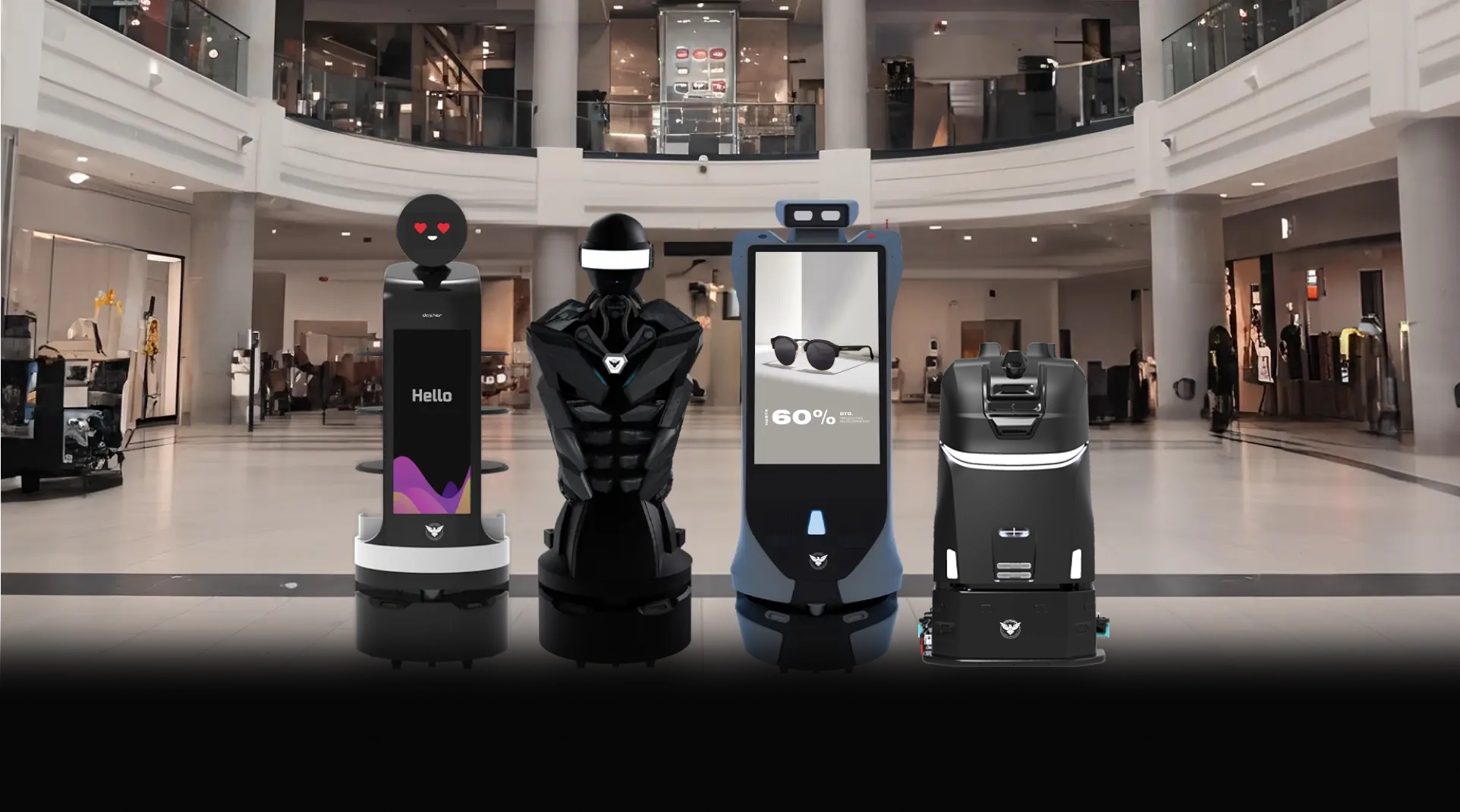 autonomous robots for malls