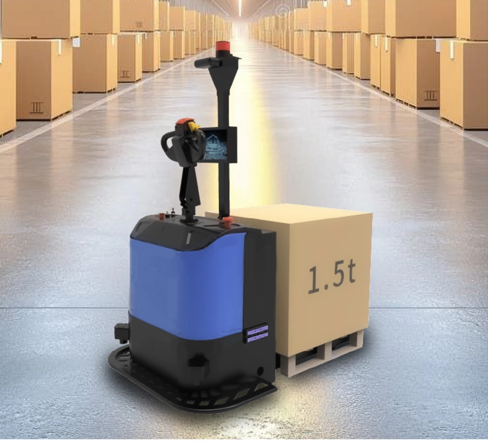 adaptability in tight spaces with forkon forklift robot