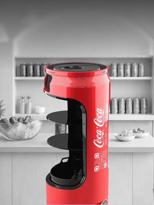 beverage promotion robot- serving-ability
