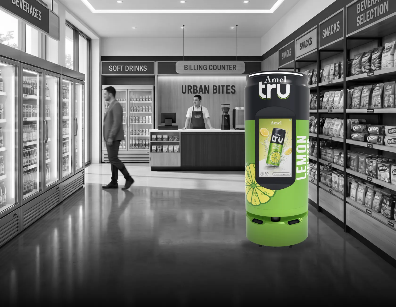 beverage promotion robot dubai